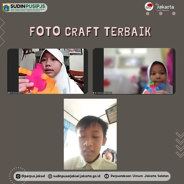 Literacy And Fun Crafting With SDI Muhammadiyah 28