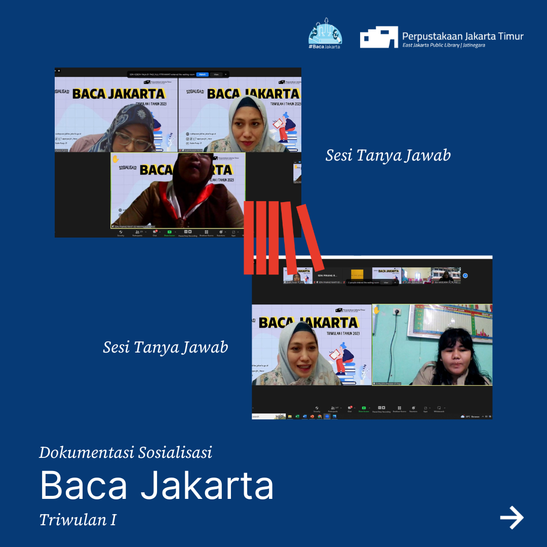 Sosialisasi Baca Jakarta Triwulan I Tahun 2023
