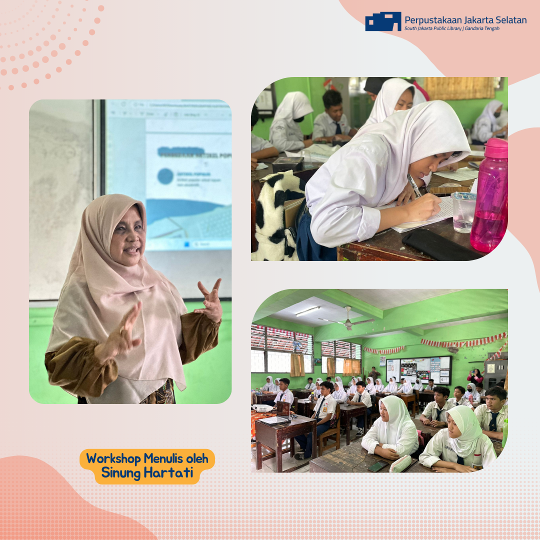 Roadshow Literasi "GEMAS" Generasi Muda Aktif Menulis Di SMPN 153 Jakarta