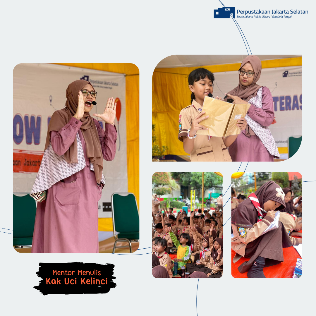 Roadshow Literasi "DOLANAN" Dari Dongeng Jadi Tulisan Di SDN Pasar Minggu 04