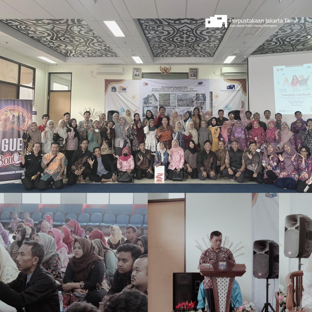 Talkshow LiterAsyik : Replikasi Perpustakaan Kelurahan Berbasis Inklusi Sosial Kota Administrasi Jakarta Timur
