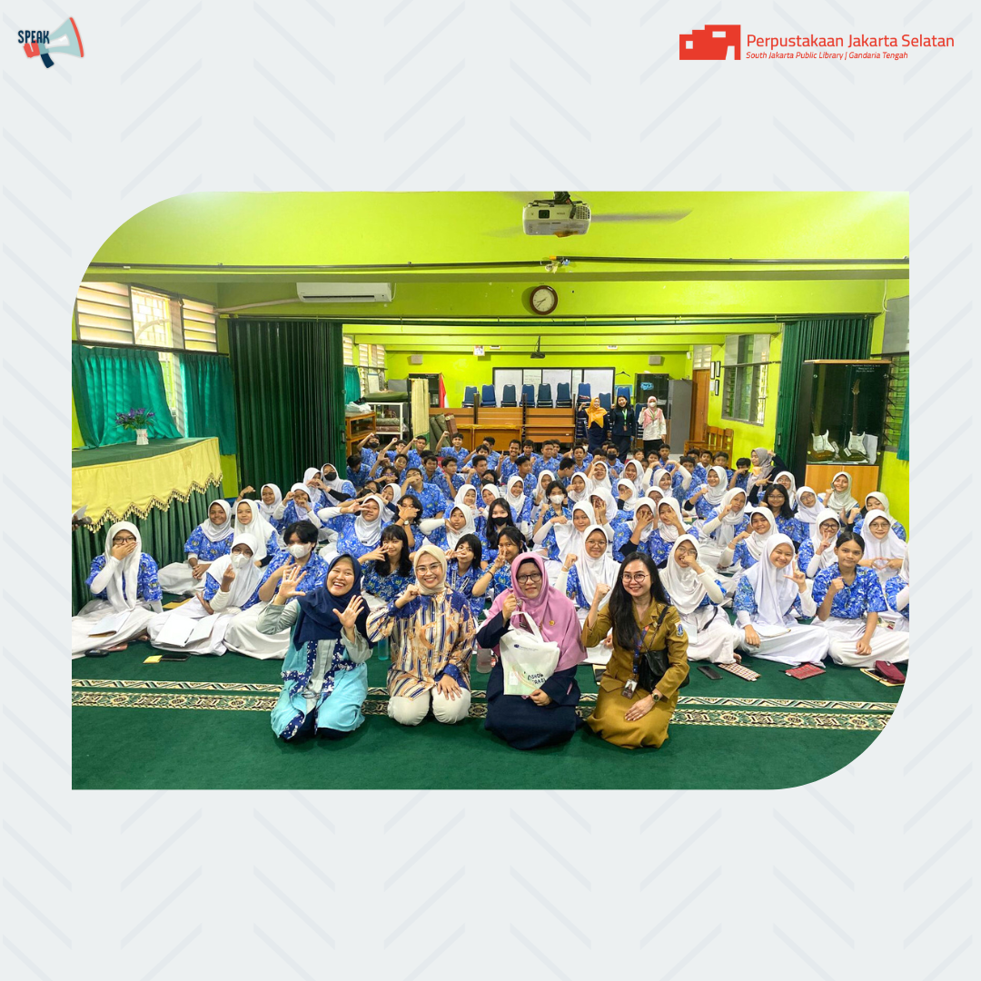 Roadshow Literasi "AKSARA" Anak Jakarta Selatan Cakap Berbicara Di SMP 250