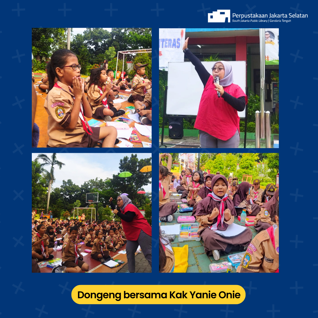 Roadshow Literasi "DENDANG" Dunia Anak Kreasi Dongeng & Wayang Di SDN Pancoran 01