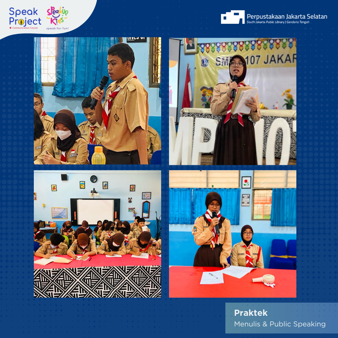 Roadshow Literasi "AKSARA" Anak Jakarta Selatan Cakap Berbicara Di 107 Jakarta