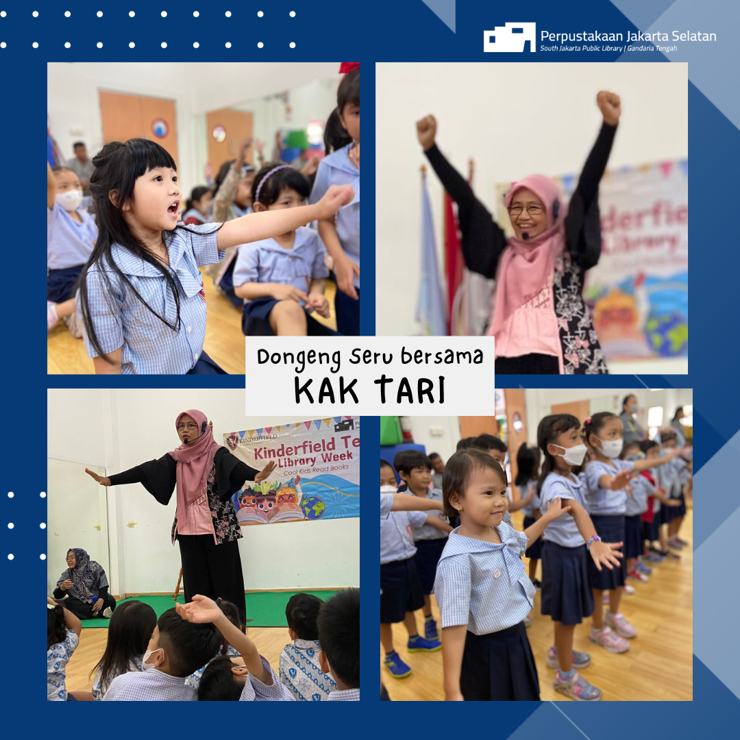 Duta Baca Jakarta Selatan Menyapa : Read Aloud & Fun Activities Di TK Kinderfield Tebet