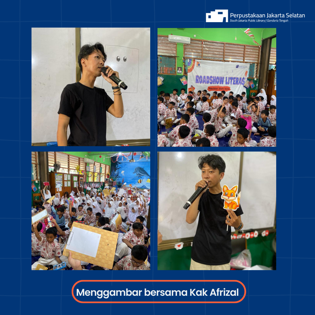 Roadshow Literasi "DENDANG" Dunia Anak Kreasi Dongeng & Wayang Di SDN Pesanggrahan 09