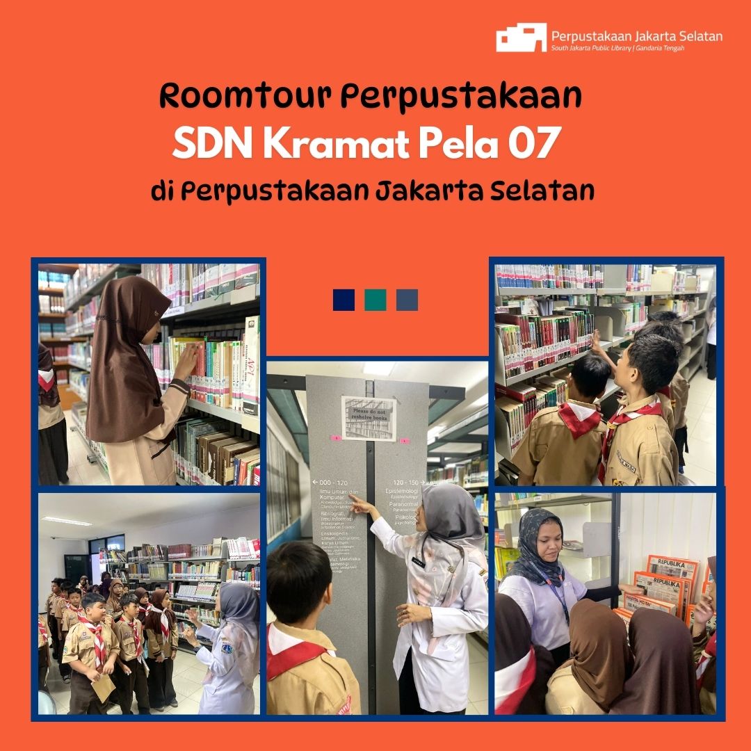 Wisata LIterasi SDN Kramat Pela 07 Di Perpustakaan Jakarta Selatan