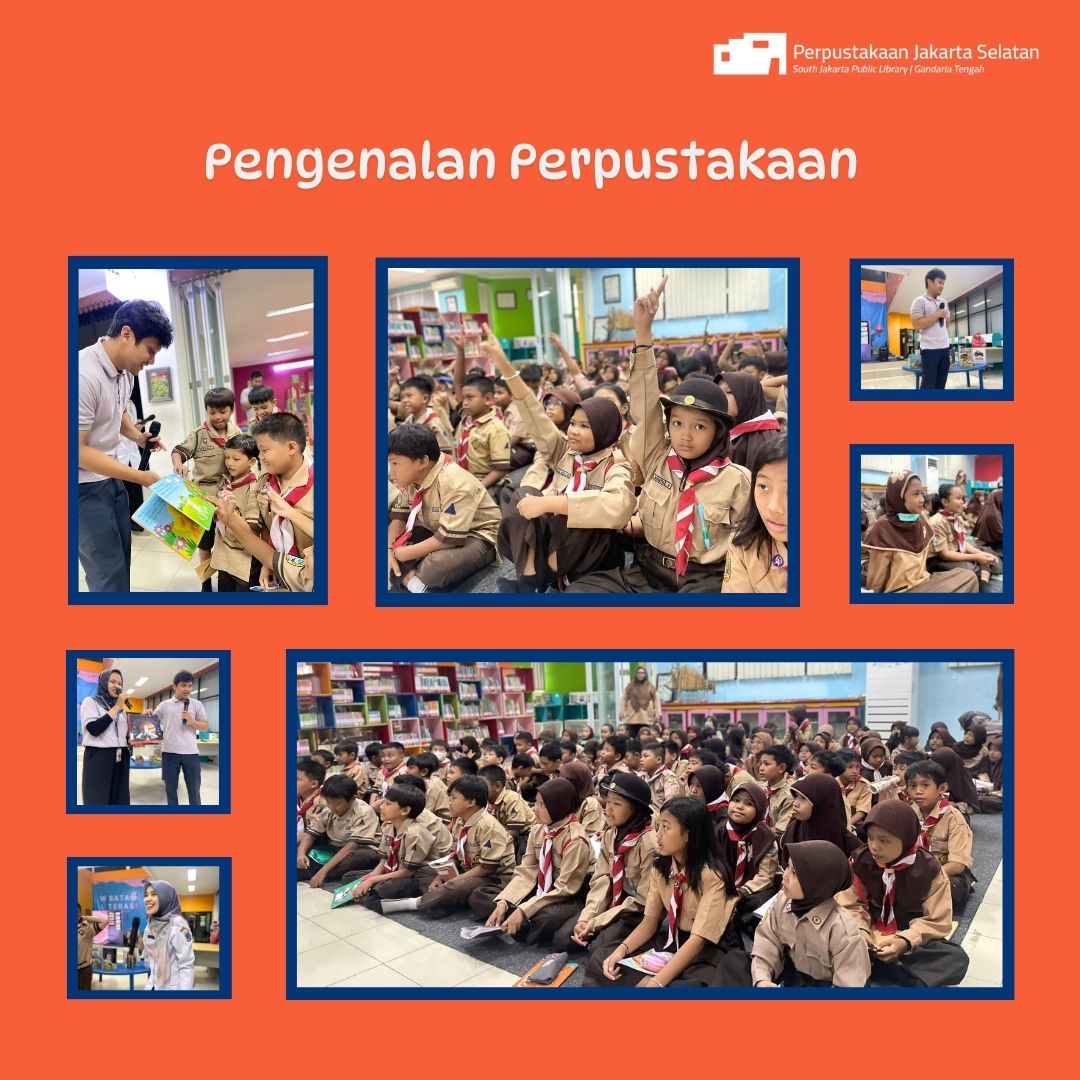 Wisata LIterasi SDN Kramat Pela 07 Di Perpustakaan Jakarta Selatan