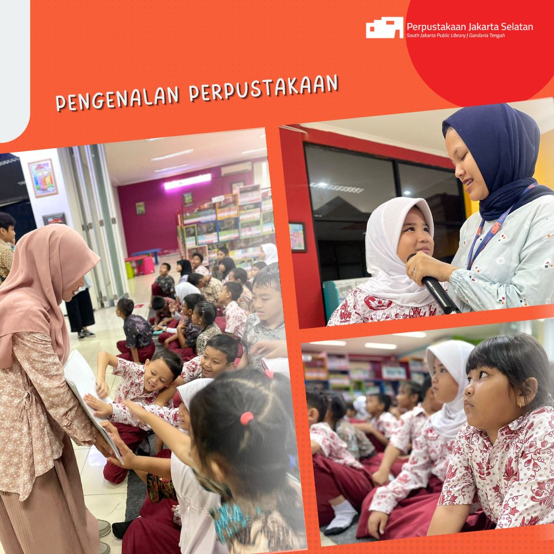 Wisata LIterasi SDN Kramat Pela 09 Di Perpustakaan Jakarta Selatan