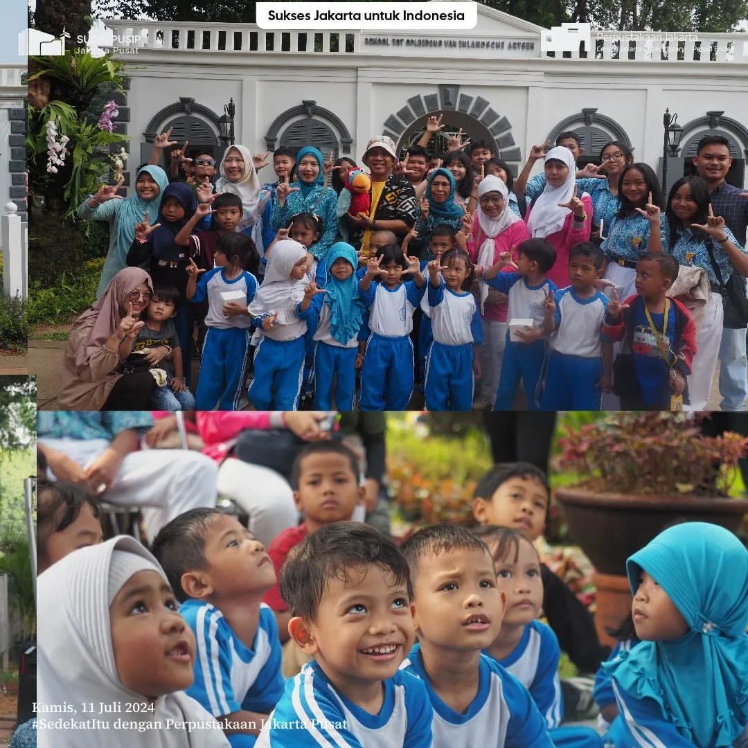 Dongeng Seru Dalam Kegiatan Flona Jakarta Berlokasi Di Lapangan Banteng