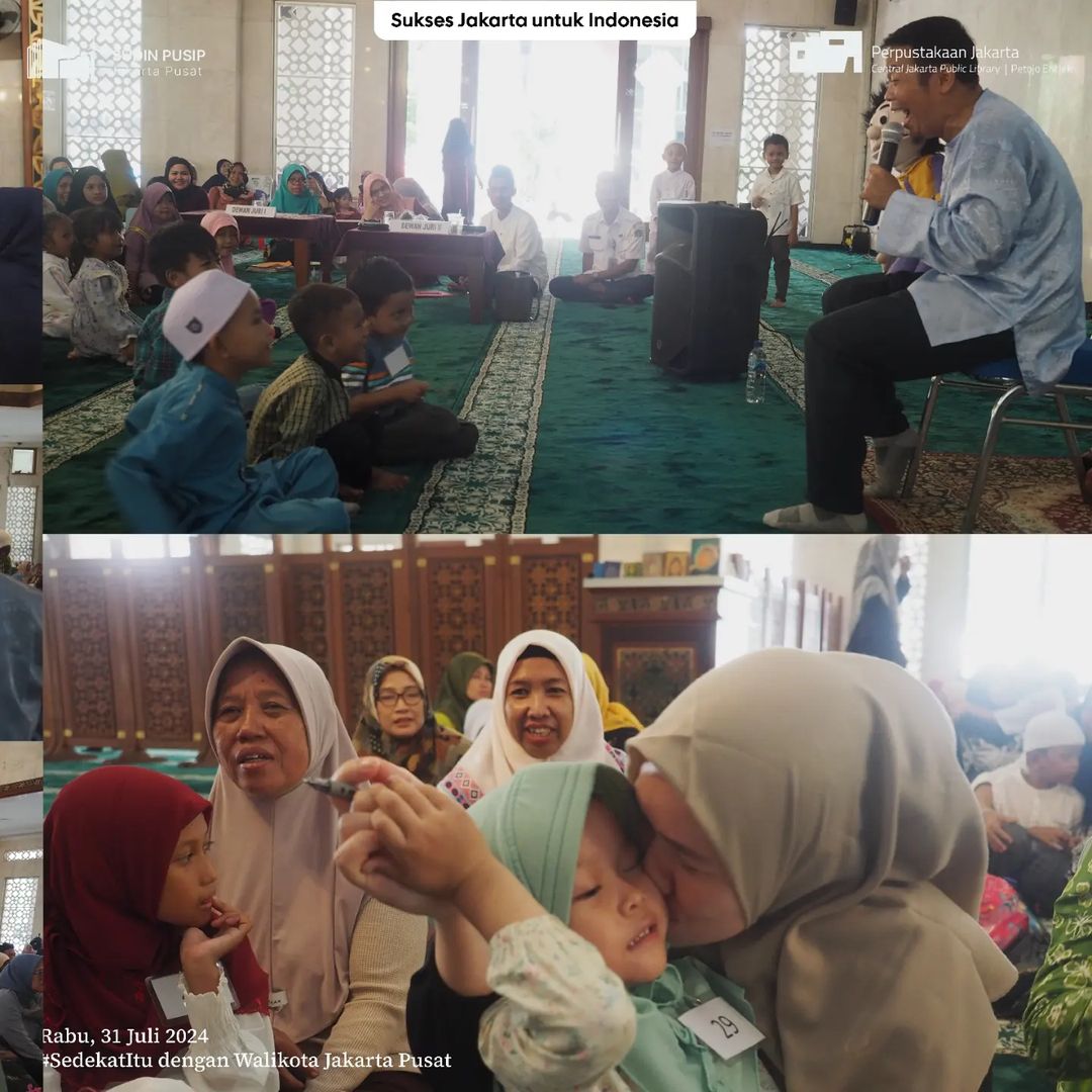 Ketupat Betawi Di Selasar Masjid Al-Fauz Walikota Jakarta Pusat