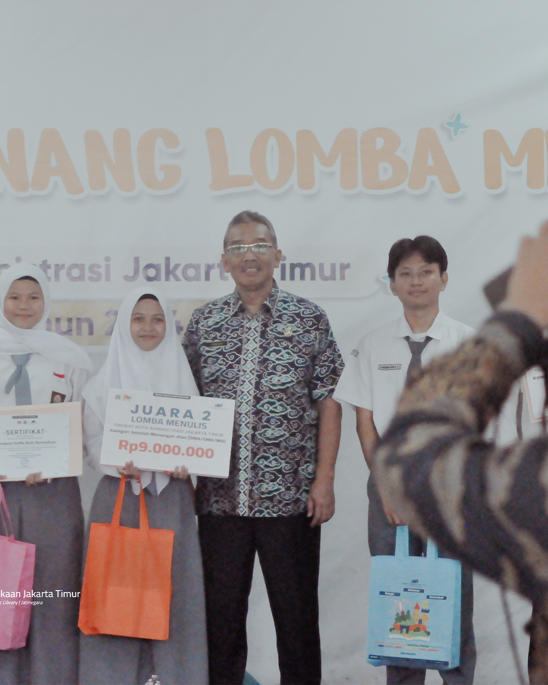 Seremonial Lomba Menulis Tingkat Kota Administrasi Jakarta Timur Tahun 2024