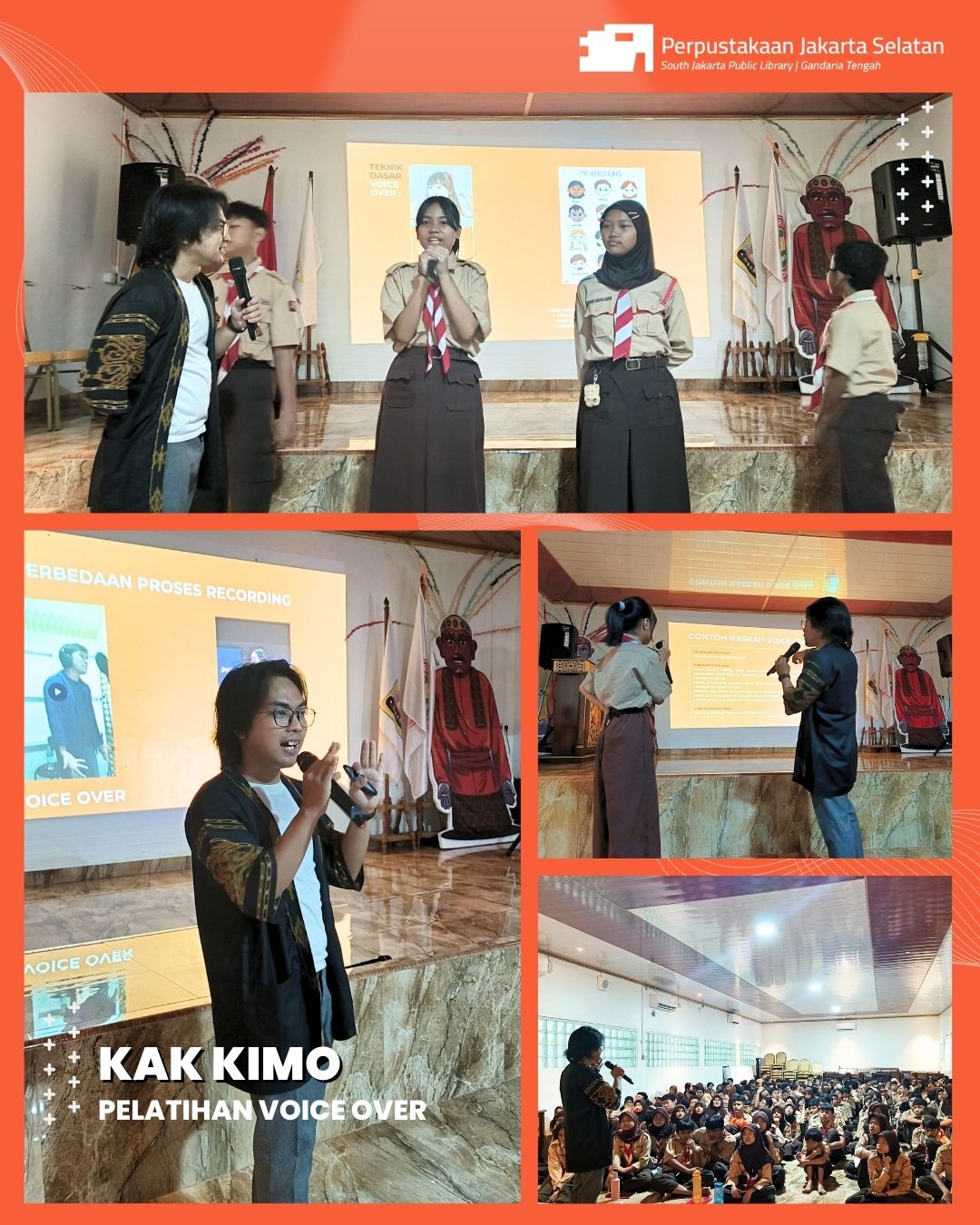 Roadshow Workshop Membaca Di SMPN 145 Jakarta