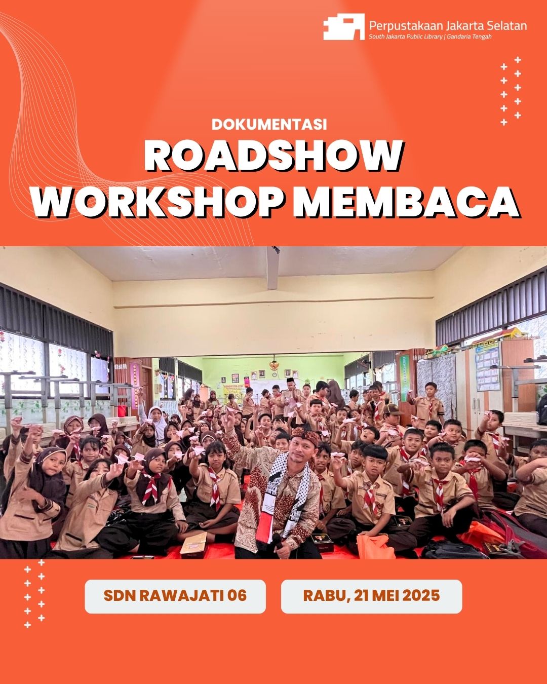 Roadshow Workshop Membaca Di SDN Rawajati 06