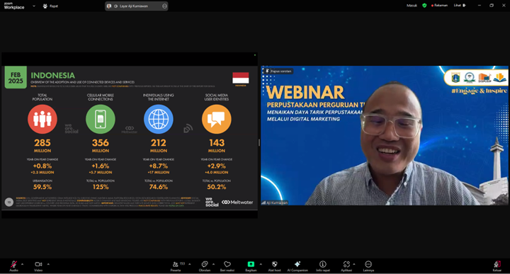 Webinar Pembinaan Perpustakaan Perguruan Tinggi