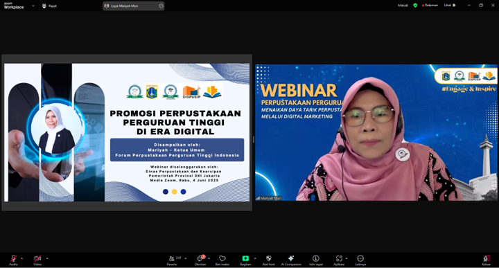 Webinar Pembinaan Perpustakaan Perguruan Tinggi