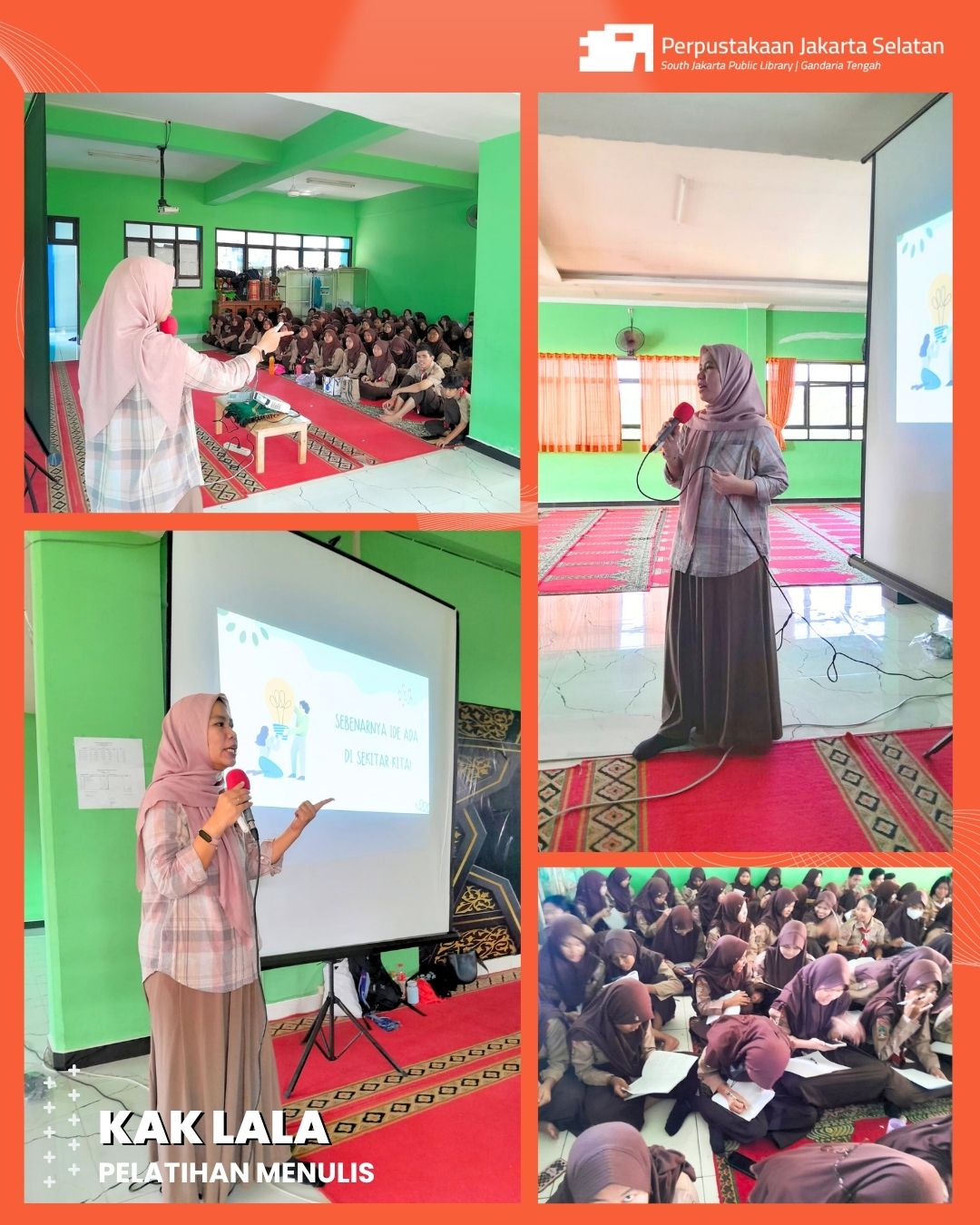 Roadshow Workshop Membaca Di SMPN 31 Jakarta