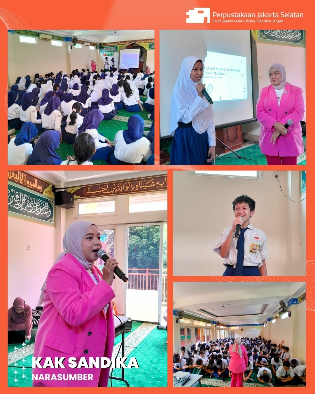 Roadshow Workshop Membaca Di SMPN 11 Jakarta