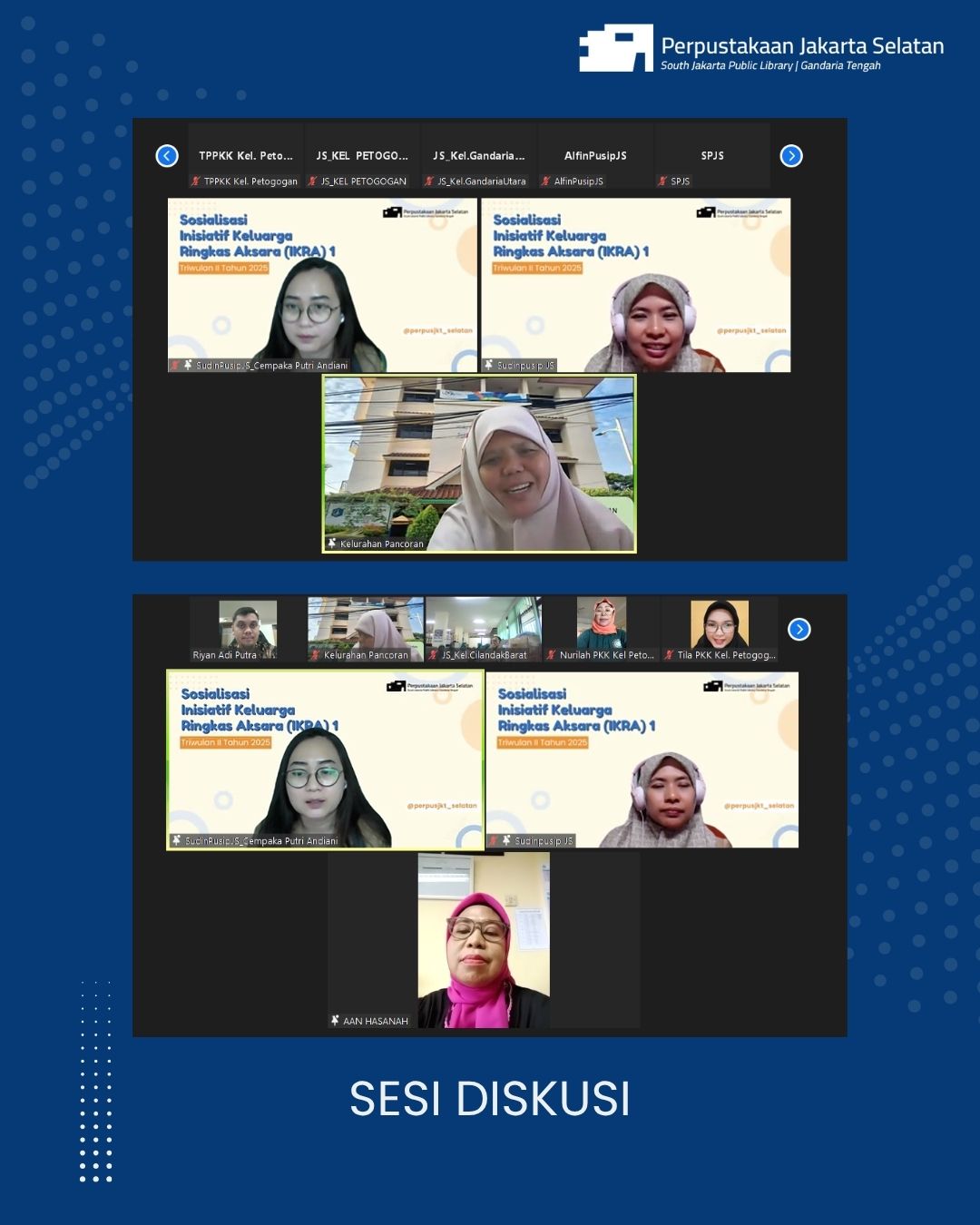 Sosialisasi Kegiatan Inisiatif Keluarga Ringkas Aksara (IKRA) 1 TW 2 Tahun 2025