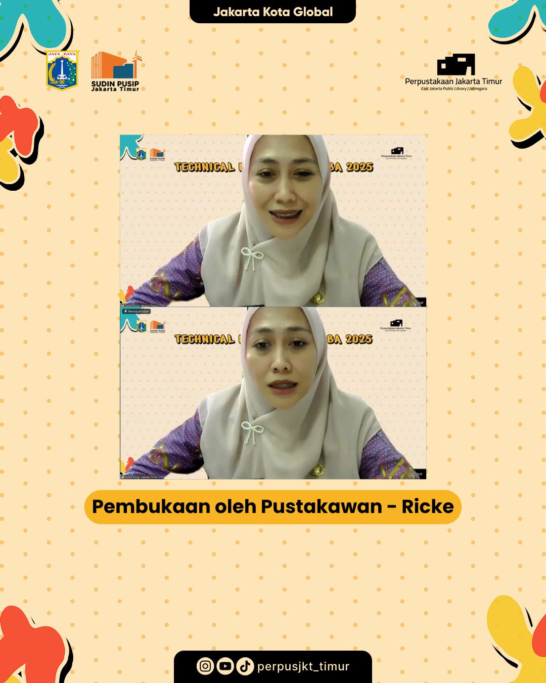 Technical Meeting Lomba Literasi Berjenjang HANJABA Tahun 2025 Tingkat Kota Administrasi Jakarta Timur