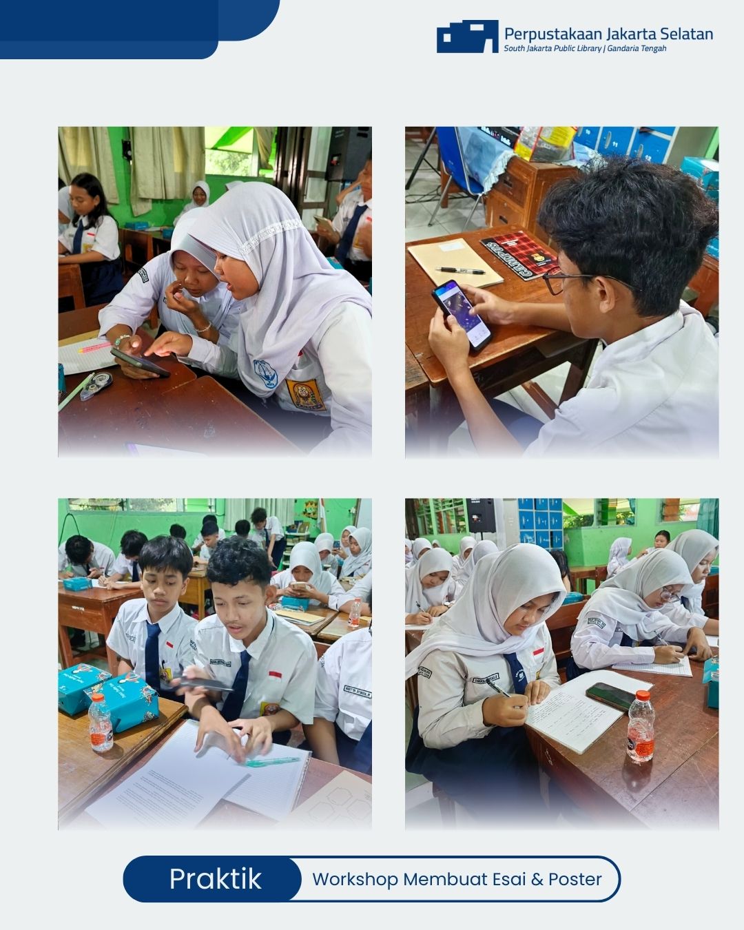 Roadshow Workshop Membaca Di SMPN 212 Jakarta