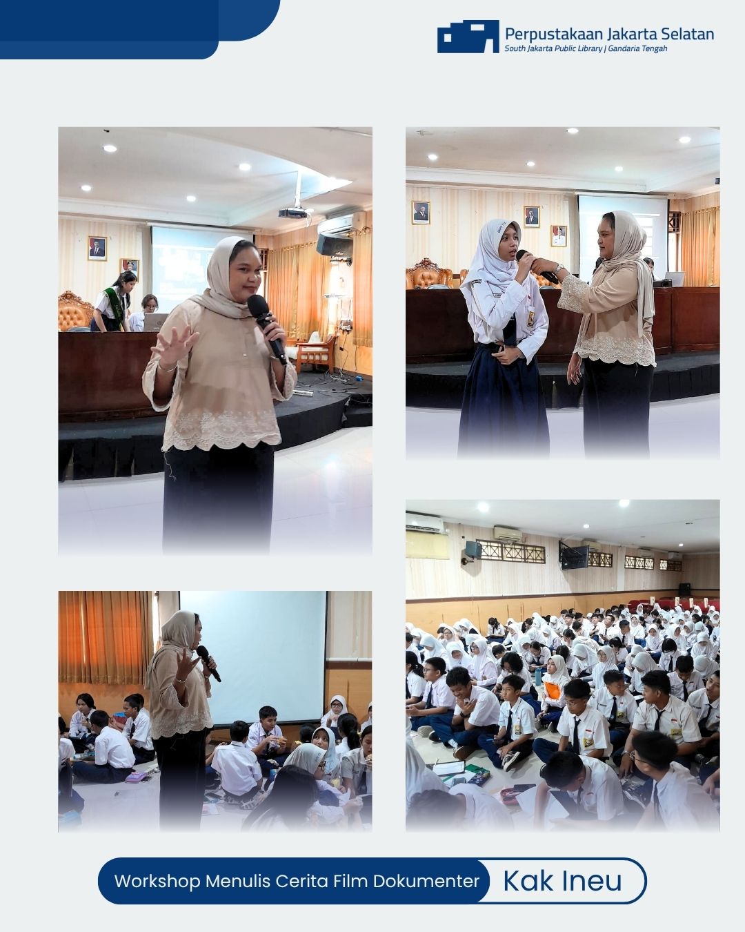 Roadshow Workshop Membaca Di SMPN 115 Jakarta