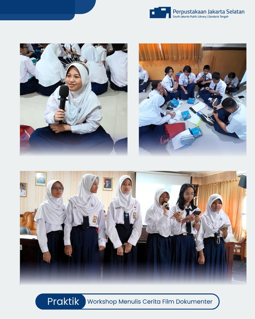 Roadshow Workshop Membaca Di SMPN 115 Jakarta