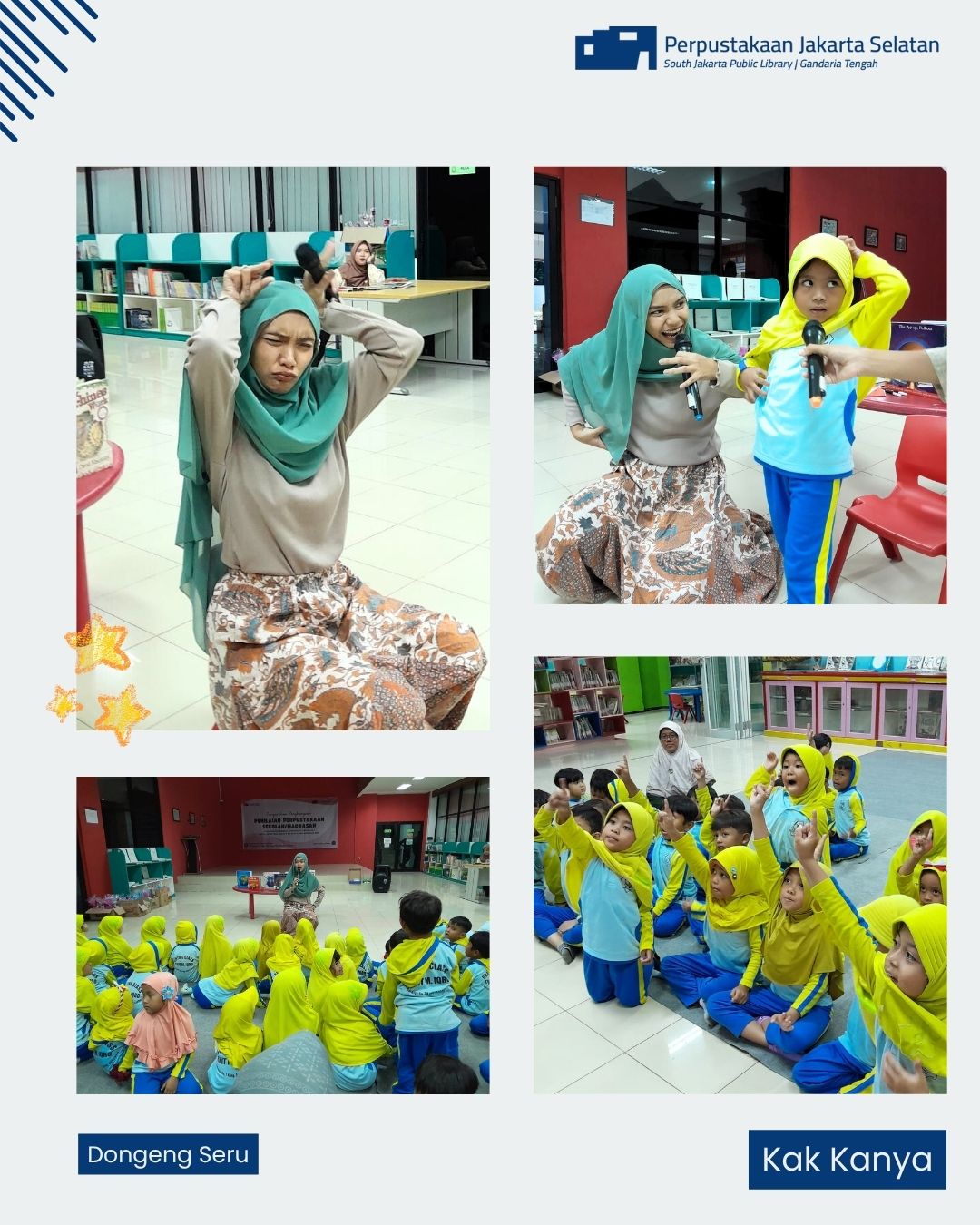 Wisata Literasi Di Perpustakaan Jakarta Selatan TKIT Musholla Iqro