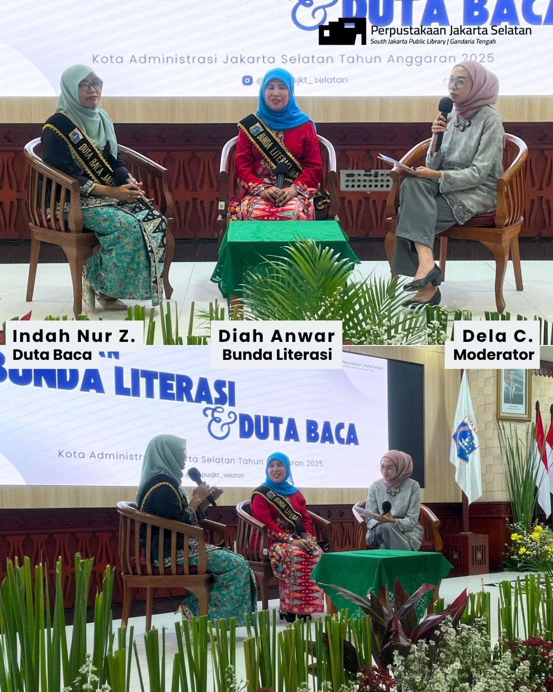Talkshow Literasi Bersama Dengan Bunda Literasi Dan Duta Baca Tema "Literasi Untuk Semua Berawal Dari Keluarga"