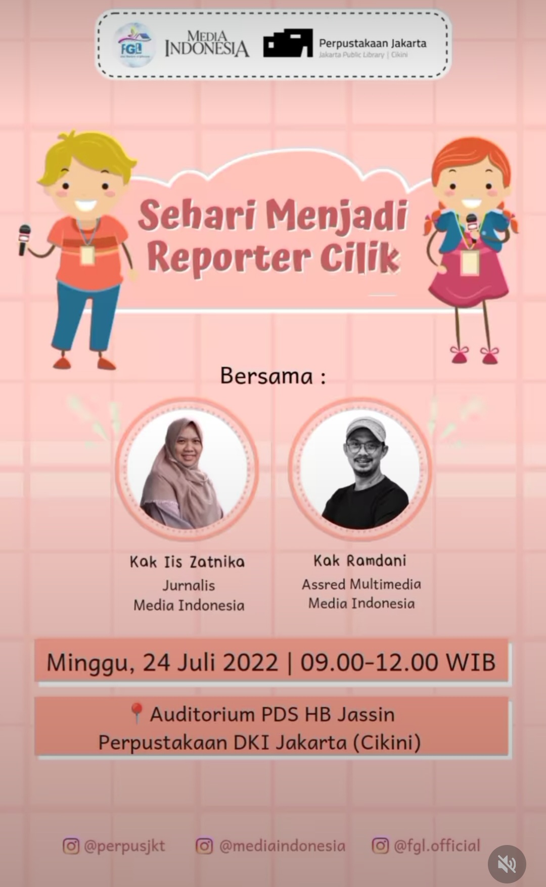 Menjadi Reporter Cilik Satu Hari