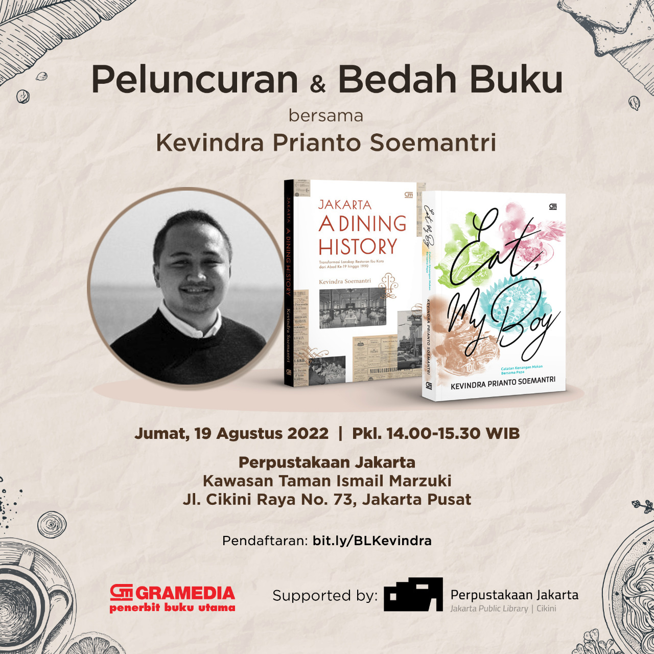 Peluncuran Dan Bedah Buku Bersama Kevindra Prianto Soemantri