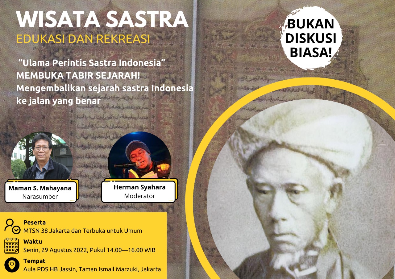 Wisata Sastra: Edukasi Dan Rekreasi “Ulama Perintis Sastra Indonesia”