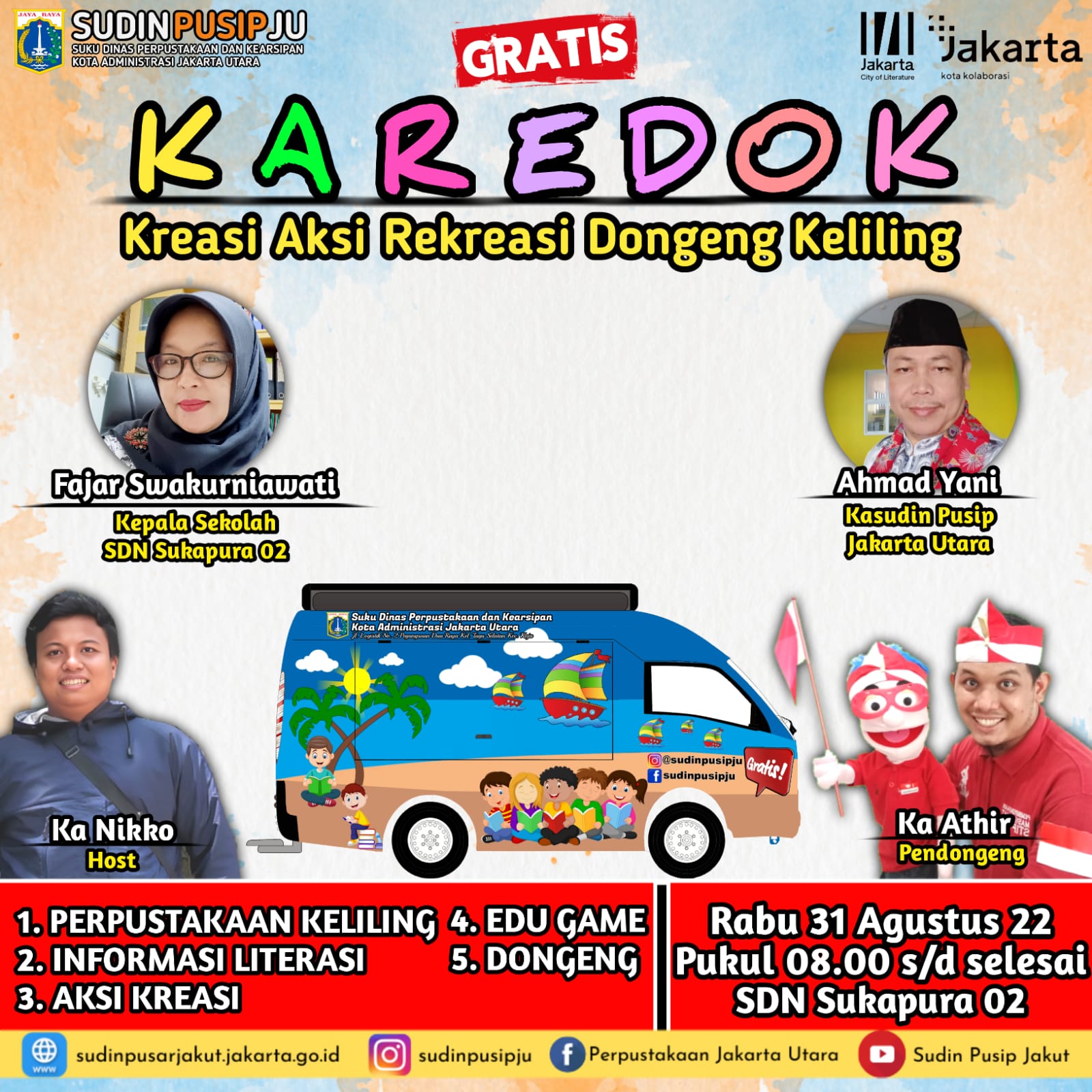 KAREDOK ( Kreasi Aksi Rekreasi Dongeng Keliling)