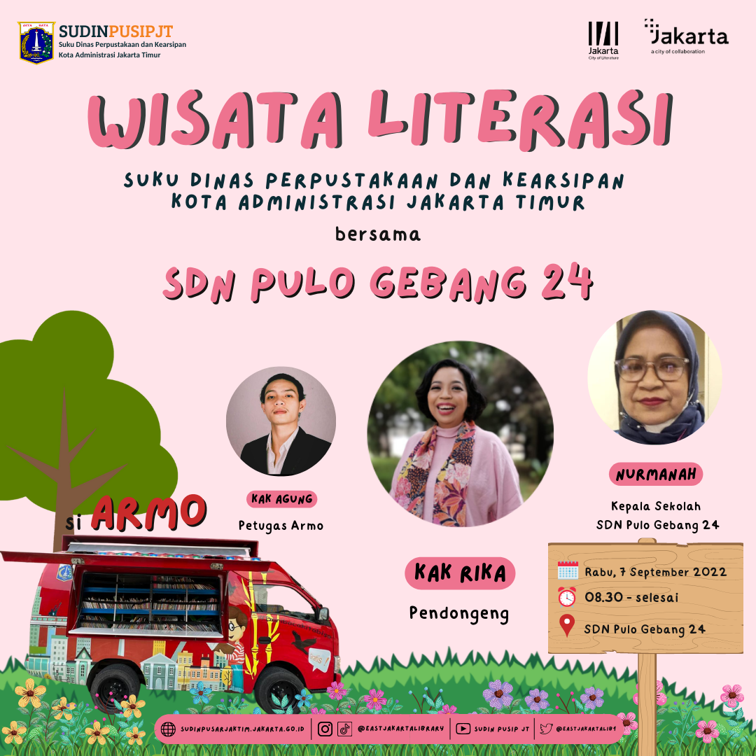 Wisata Literasi Bersama SDN Pulo Gebang 24