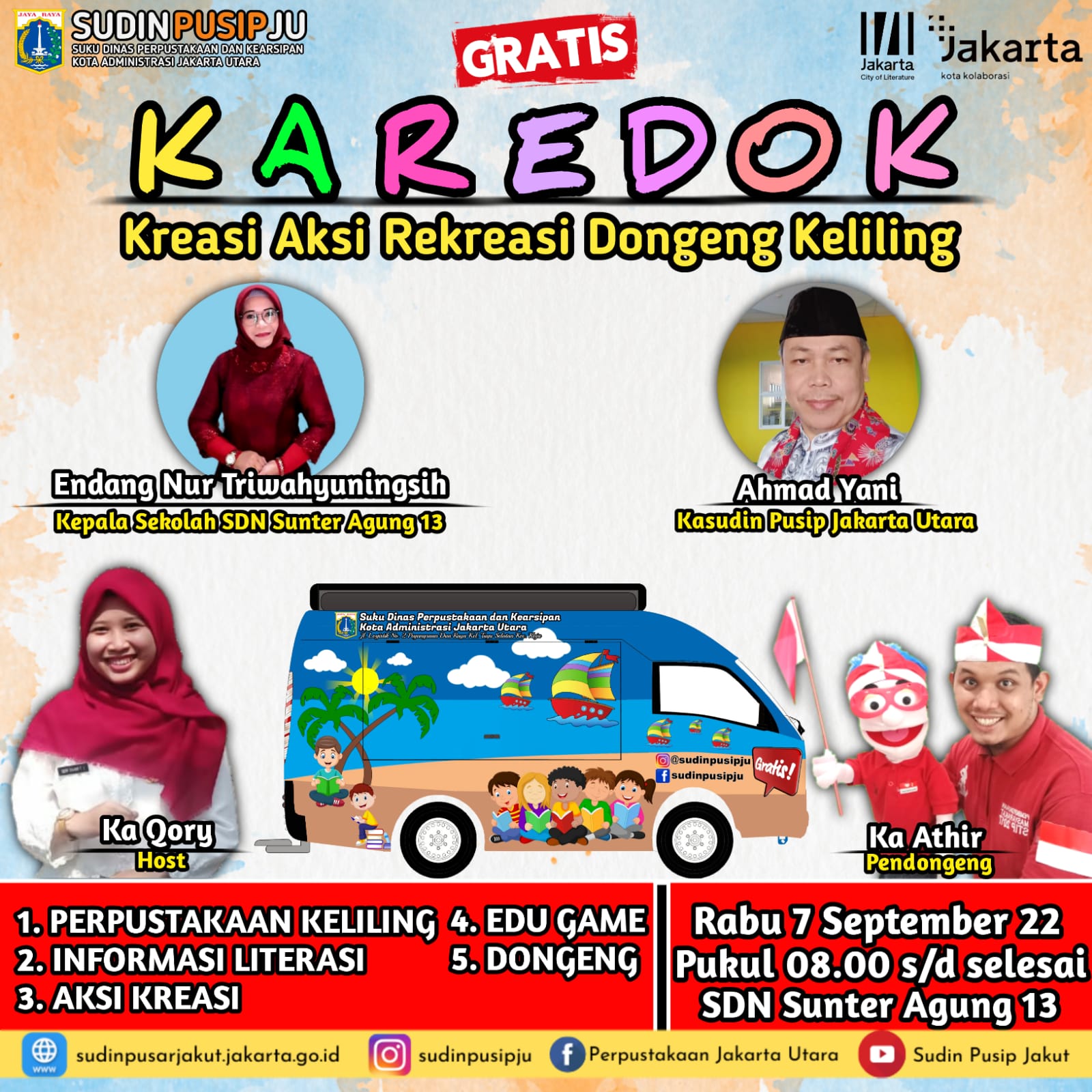 KAREDOK ( Kreasi Aksi Rekreasi Dongeng Keliling)