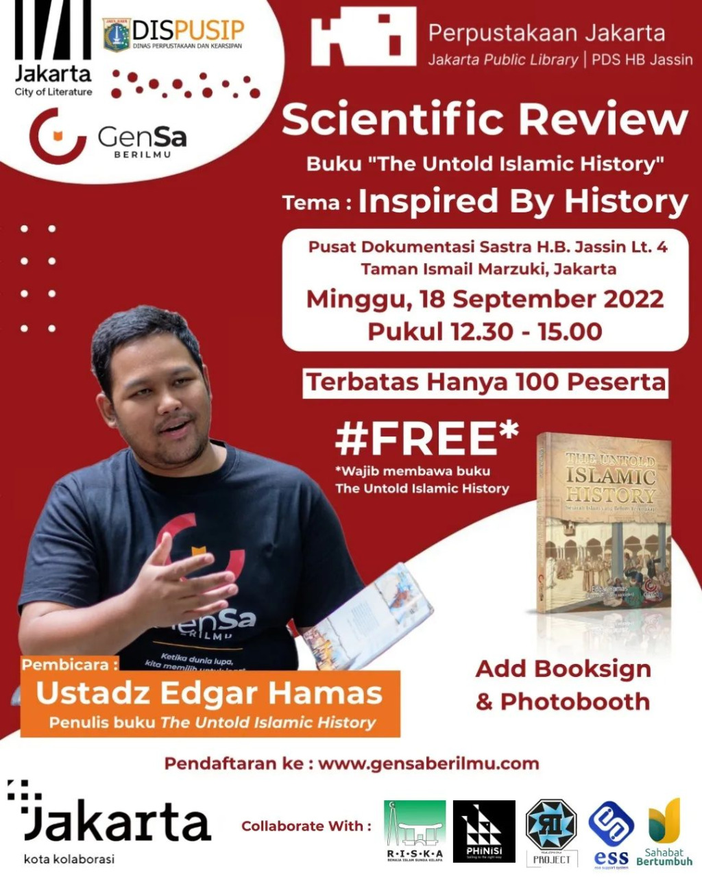 Scientific Review: Bedah Buku The Untold Islamic History (Edgar Hamas)