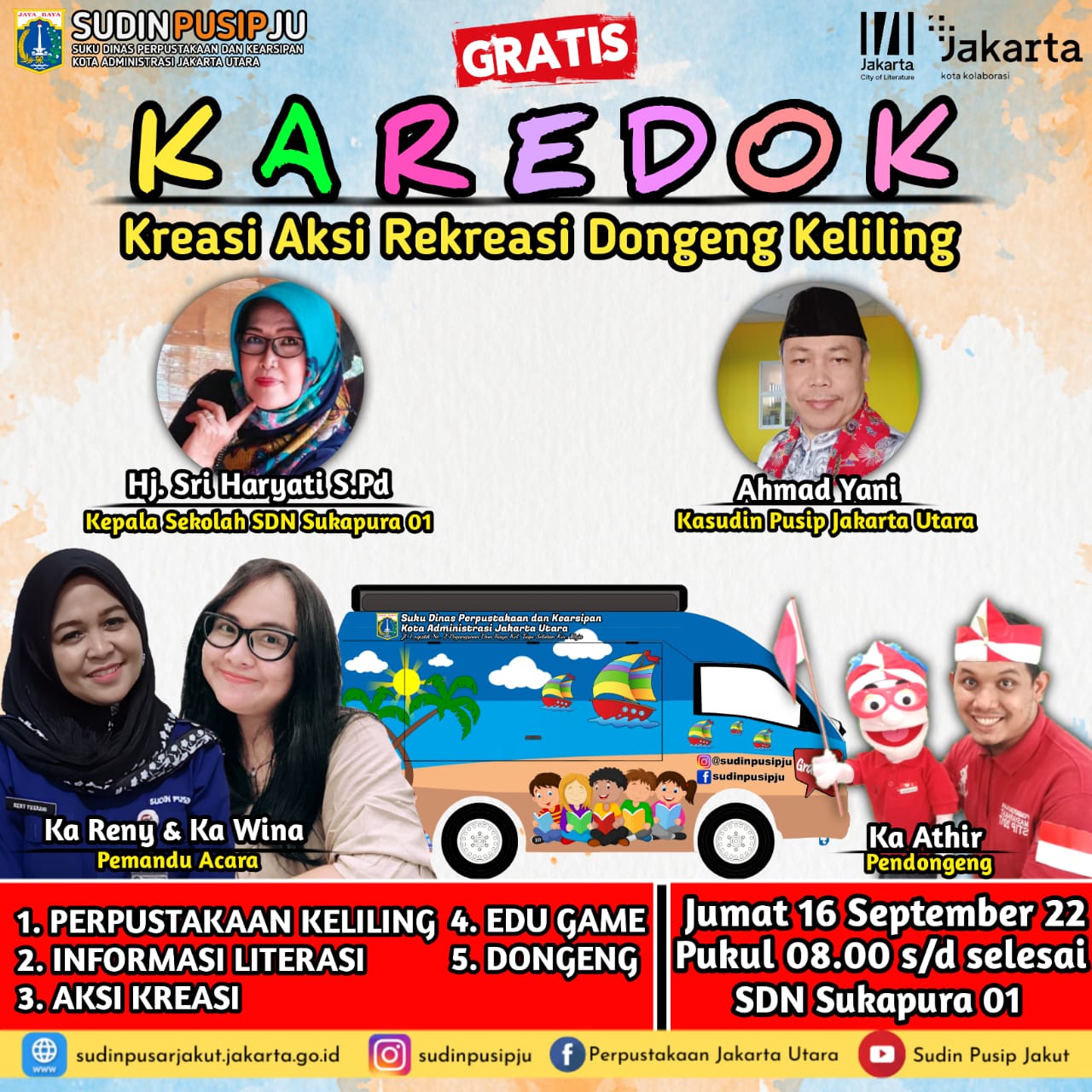 KAREDOK ( Kreasi Aksi Rekreasi Dongeng Keliling)