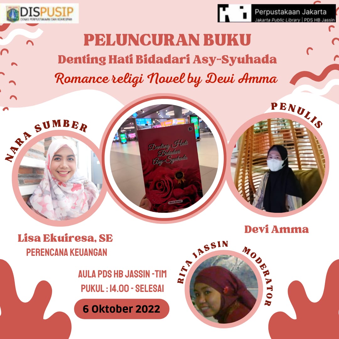 Peluncuran Buku Novel Denting Hati Bidadari