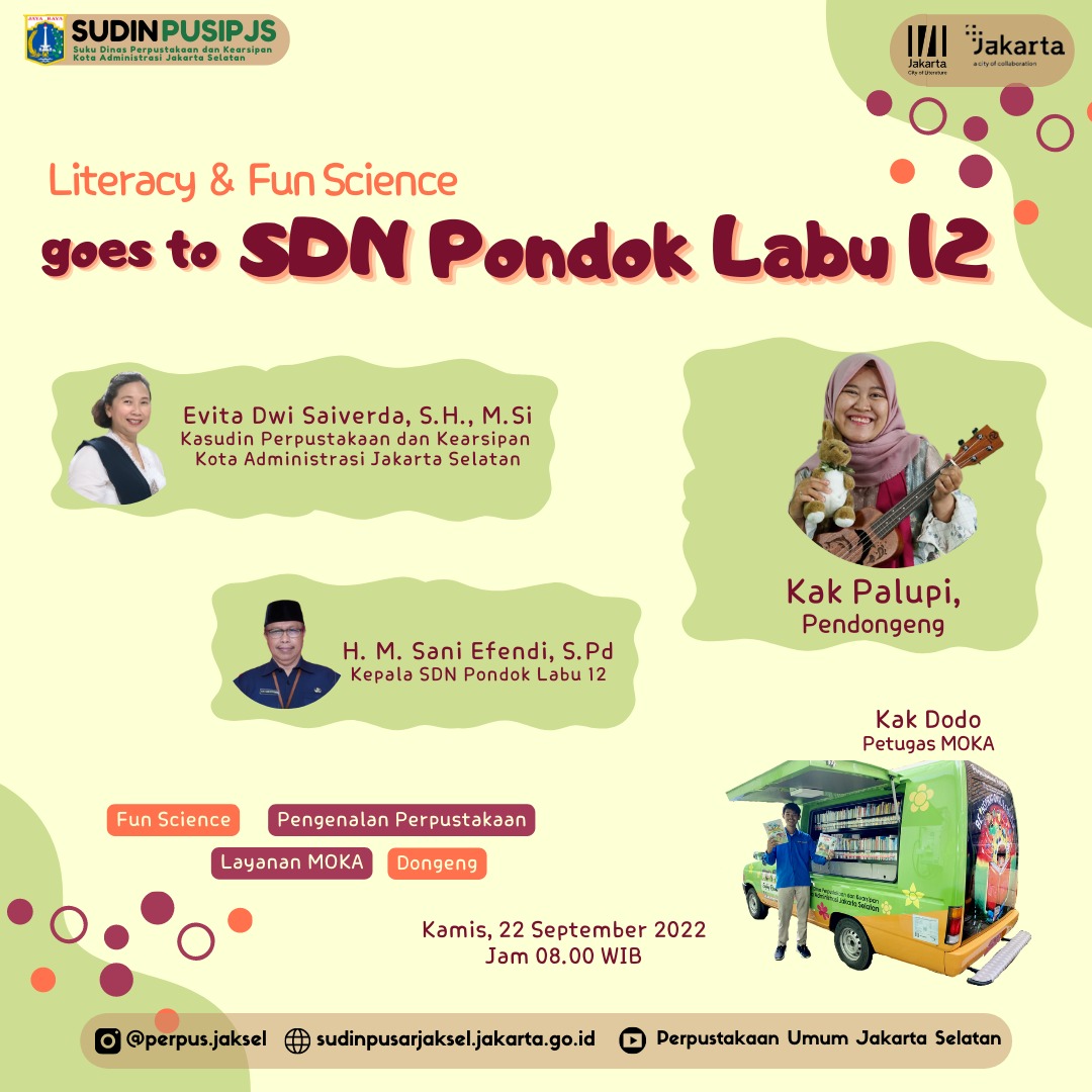 Literacy And Fun Science Goes To SDN Pondok Labu 12