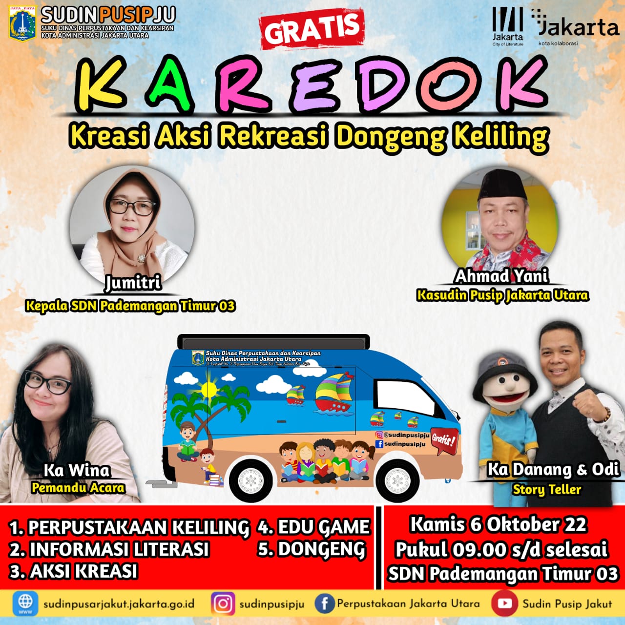 KAREDOK ( Kreasi Aksi Rekreasi Dongeng Keliling)