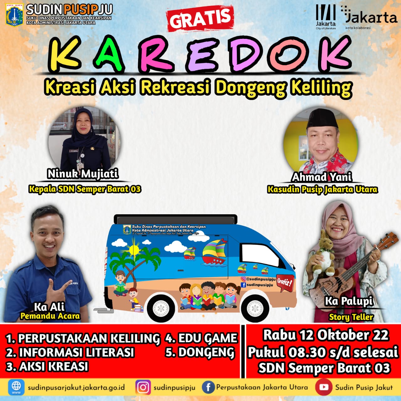 KAREDOK ( Kreasi Aksi Rekreasi Dongeng Keliling)