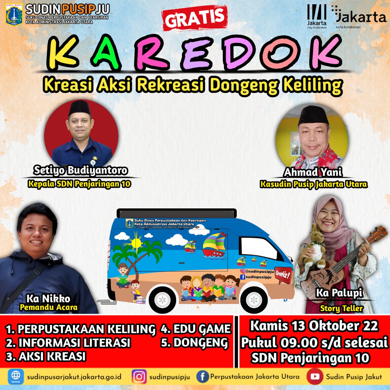 KAREDOK ( Kreasi Aksi Rekreasi Dongeng Keliling)