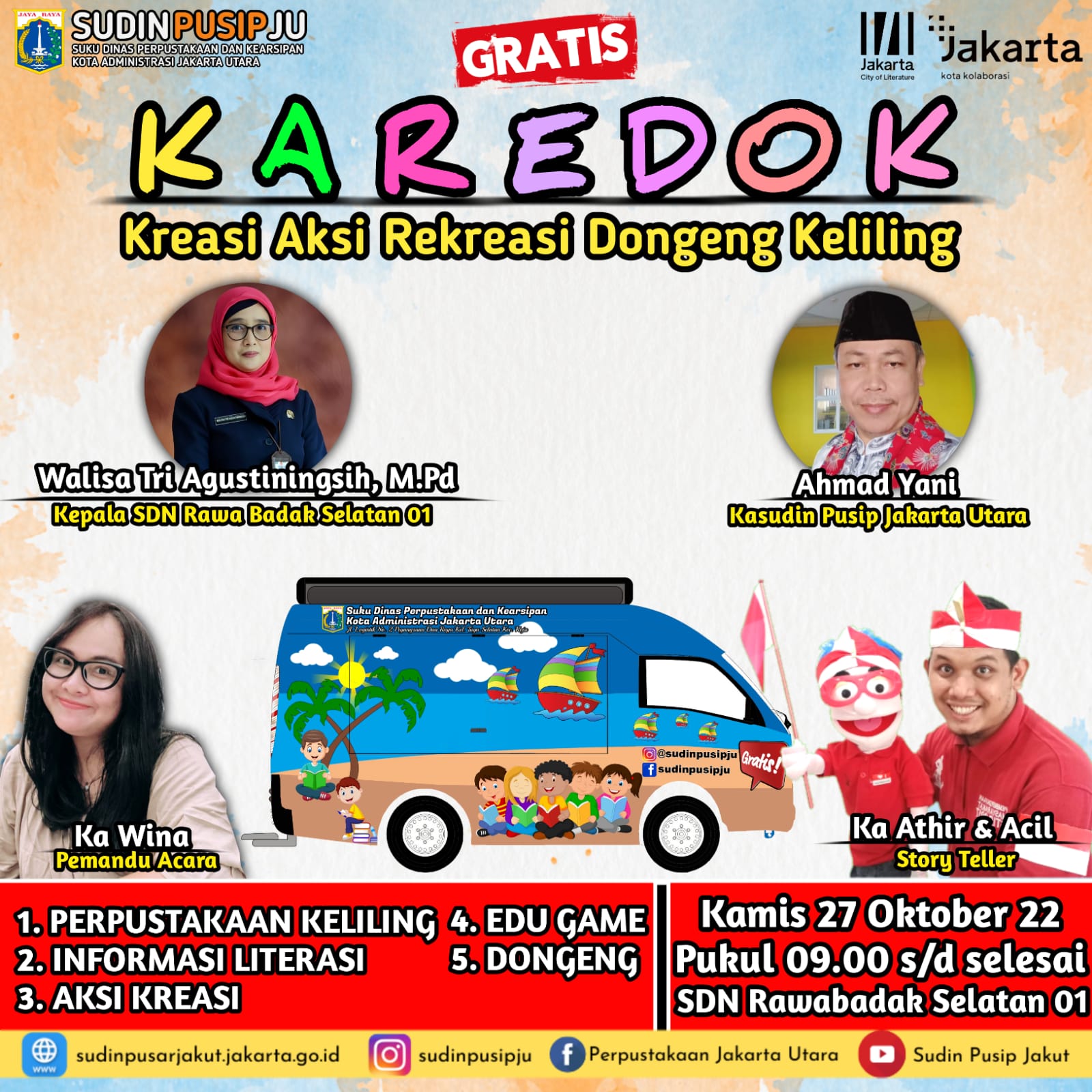 KAREDOK ( Kreasi Aksi Rekreasi Dongeng Keliling)