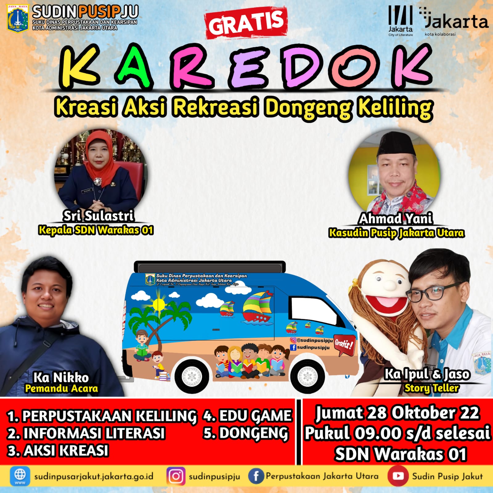 KAREDOK ( Kreasi Aksi Rekreasi Dongeng Keliling)