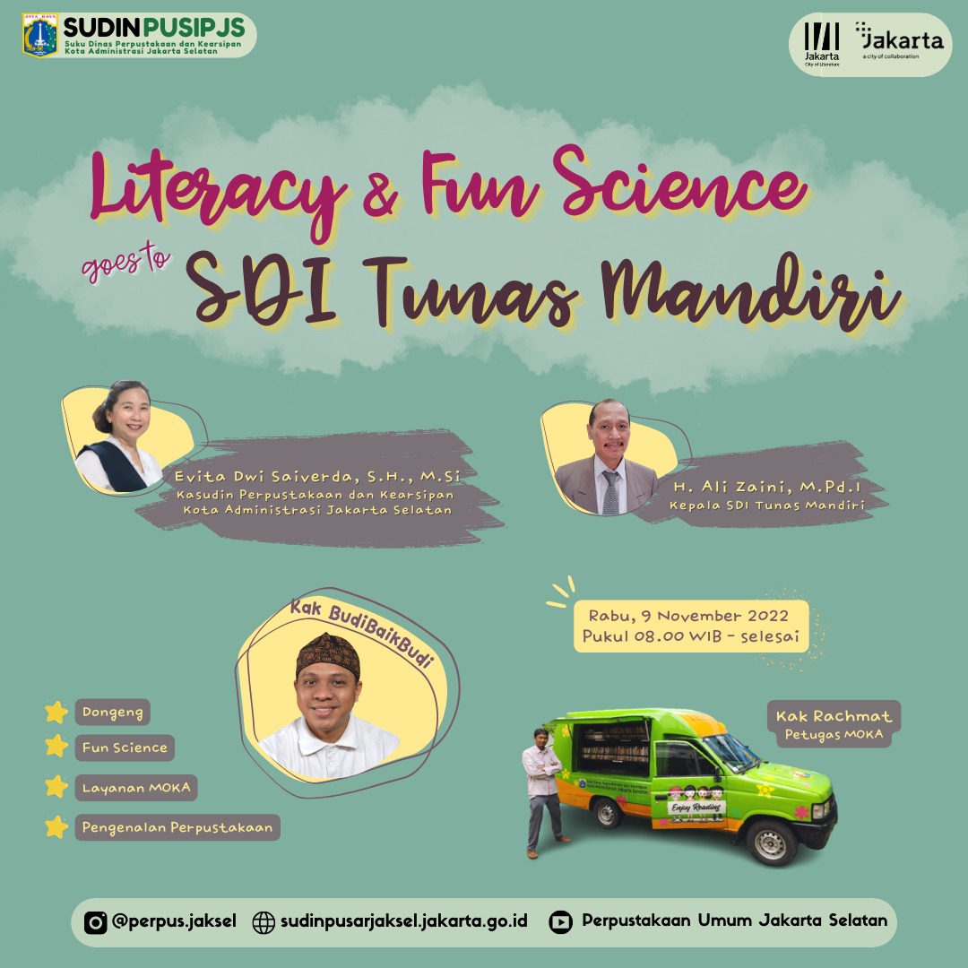 Literacy And Fun Science Goes To SDI Tunas Mandiri