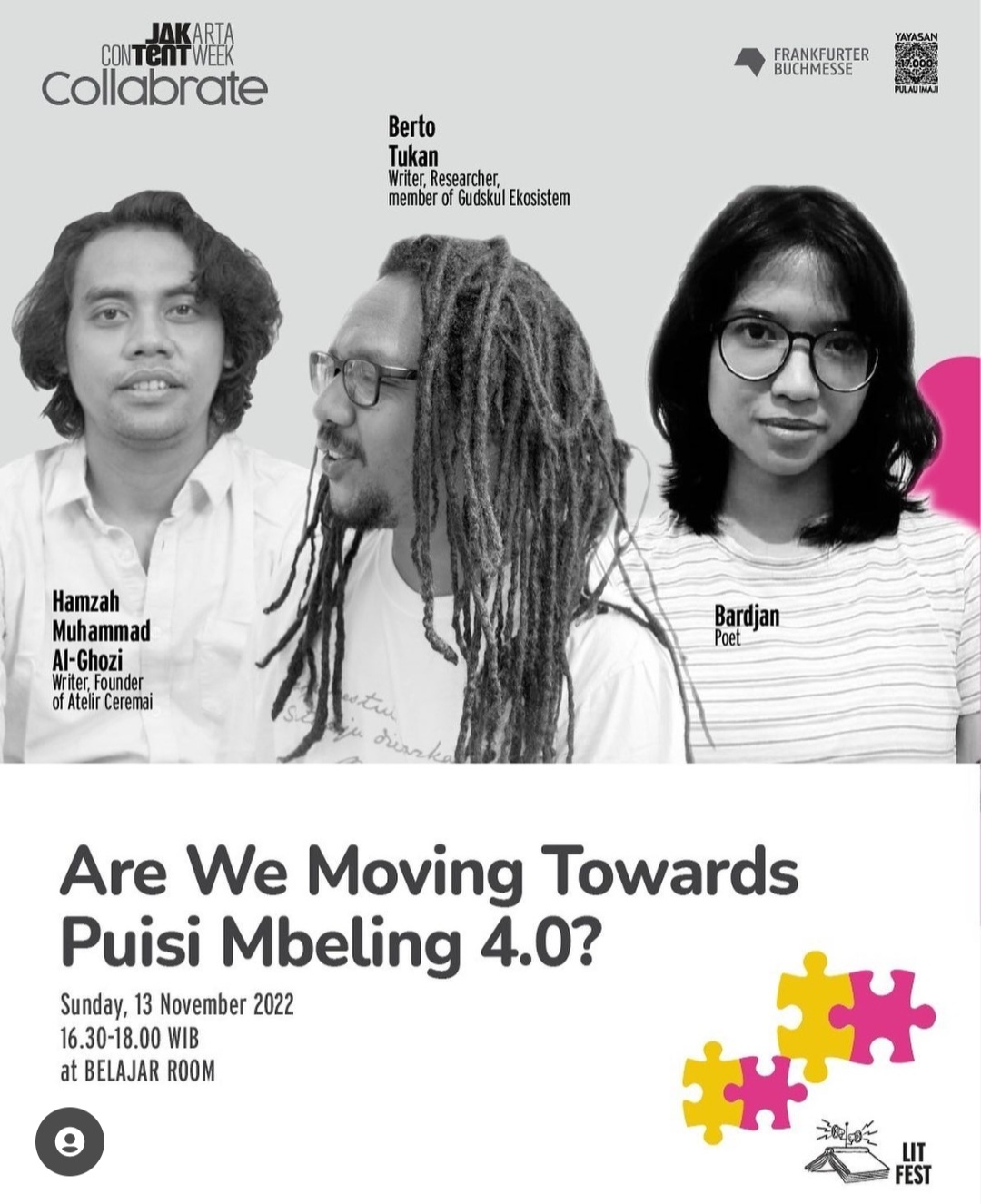 Jakarta Content Week: Are We Moving Towards Puisi Mbeling 4.0?