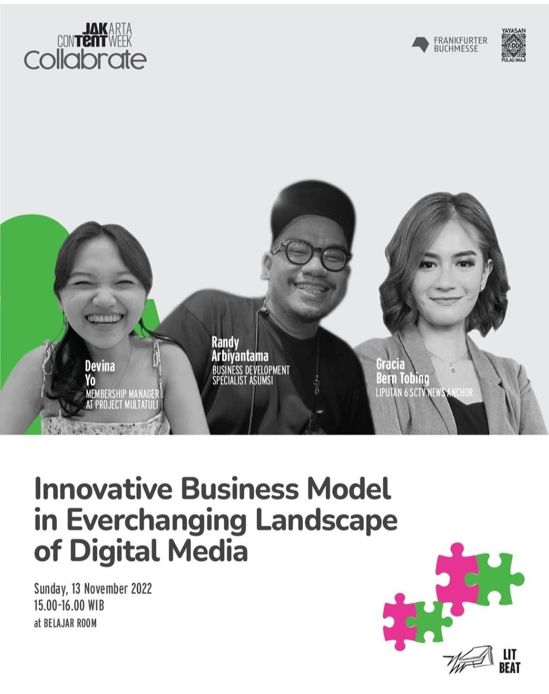 Jakarta Content Week: Innovative Business Model In Everchanging Landscape Of Digital Media