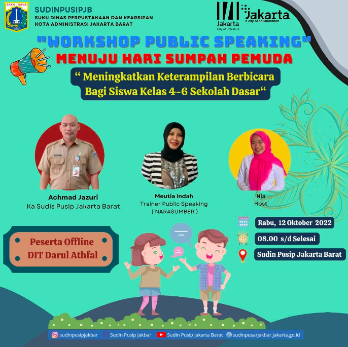 Workshop Public Speaking Menuju Hari Sumpah Pemuda