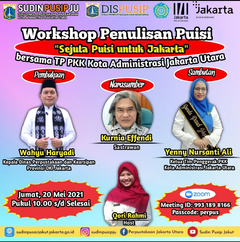 Workshop Penulisan Puisi " Sejuta Puisi Untuk Jakarta"