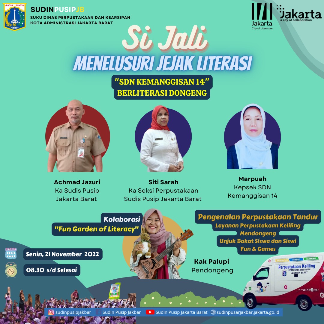 Menelusuri Jejak Literasi (Si Jali) Di SDN Kemanggisan 14 Berliterasi Dongeng